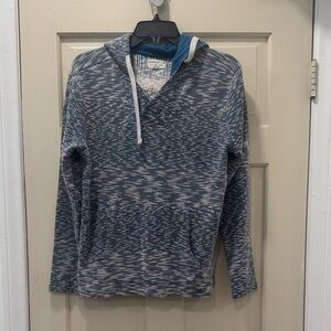 Hang Ten V-Neck Sweater in Blue and Gray